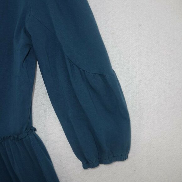 Matilda Jane Clothing Make Believe Hold The Key Dress Teal Blue Women's Medium - Picture 4 of 8